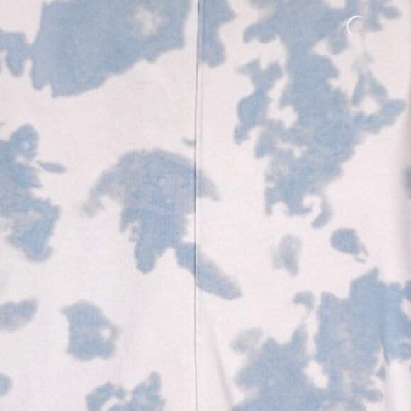 ZYIA Women's Heaven Hendrix Sweatshirt Pullover LARGE Crew Blue White Tie Dye - Picture 11 of 12